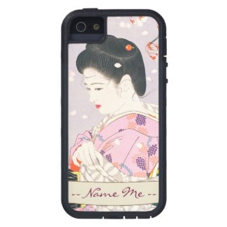 Shimura Tatsumi Five Figures of Modern Beauties iPhone 5 Case