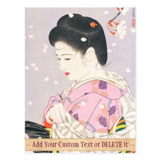 Shimura Tatsumi Five Figures of Modern Beauties Post Cards