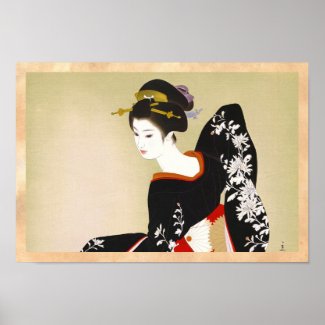 Shimura Tatsumi Two Subjects of Japanese Women Poster