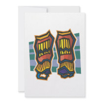 Shin Guards Personalized Invitations