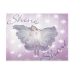 Shine, digital collage post card