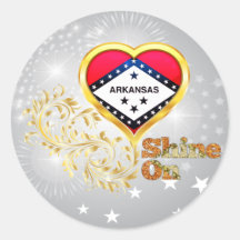 Shine On Arkansas Stickers