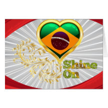 Shine On Brazil Card