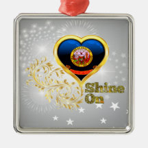 Shine On Idaho Christmas Ornaments