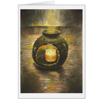 Shine through the broken pottery cards