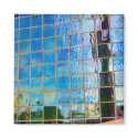 shiney blue tile magnets by DonnaGrayson_Photos shiney blue tile magnets