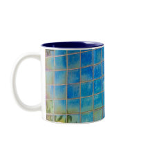 shiney blue tile mugs