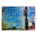 shiney blue tiles cards