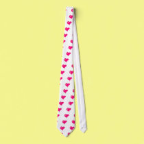 Shiney Heart Tie