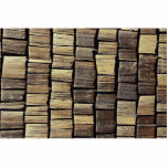 Shingle tiles pattern photo sculpture