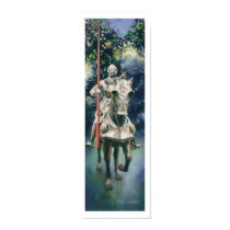 "Shining Armor" Knight Watercolor posters