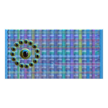 Shining Blue Curtain Rods n Dragons Eye Camera Photo Cards