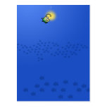 Shining fish postcard