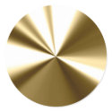 Shining Gold Round Seals Stickers