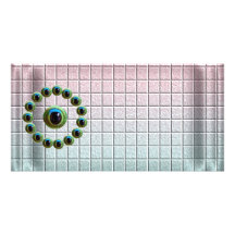 Shining Graphic Sparkle Rods  n Dragons Eye Camera Personalized Photo Card