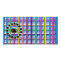 Shining Graphic Sparkle Rods  n Dragons Eye Camera Picture Card