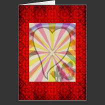 Shining Heart Valentine cards