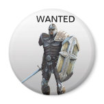 Shining Knight Refrigerator Magnet