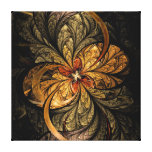 Shining Leaves Fractal Art Gallery Wrap Canvas