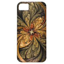 Shining Leaves Fractal Art iPhone 5 Cover