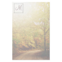 Shining Light Monogram stationery
