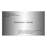 shining metal  like business card. business card template