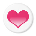 Shining Pink Heart magnets by doodles_designs Shining Pink Heart magnets