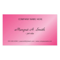Shining pink, metallic elegant business cards. business card