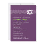Shining Star Bat Mitzvah Invitation