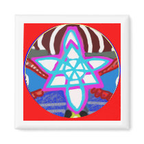 Shining STAR -  Karuna Reiki NOSA Fridge Magnets