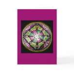 Shining  Star Mandala Greeting Card