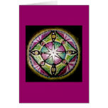 Shining  Star Mandala Greeting Card