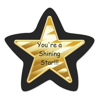 Shining Star Star Stickers by AuntBetsy