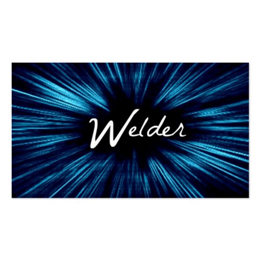 Shining Star Welder Business Card