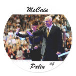 Shining Stars Round Stickers