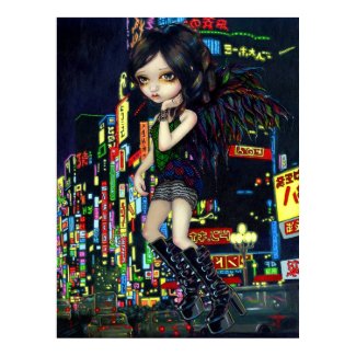 Shinjuku Angel ART PRINT gothic Japan fairy tokyo print