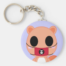 Shino the Squirrel Keychains