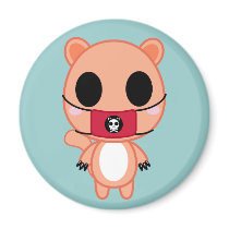 Shino the Squirrel magnets