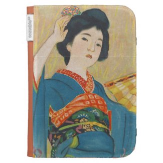 Shinsui Ito Maiko japanese vintage geisha portrait Kindle 3 Cover