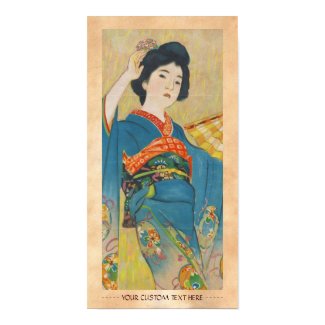 Shinsui Ito Maiko japanese vintage geisha portrait Posters