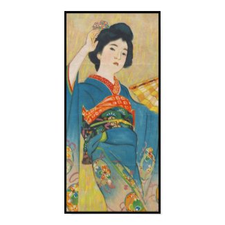 Shinsui Ito Maiko japanese vintage geisha portrait Print