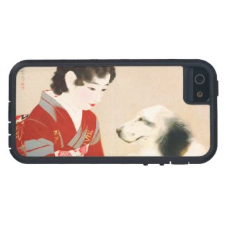Shinsui Ito Shufu No Tomo Pet Dog japanese lady Cover For iPhone 5
