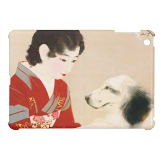 Shinsui Ito Shufu No Tomo Pet Dog japanese lady iPad Mini Cases