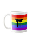 Shinto Gay Pride Flag mugs