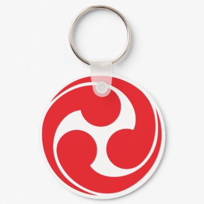 Shinto Tomoe Keychain by okawastudios