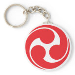 Shinto Tomoe Keychain