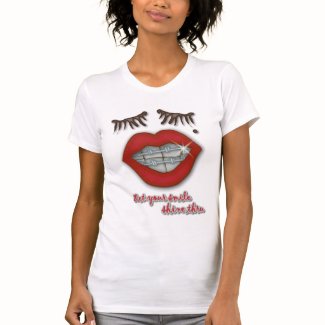Shiny Braces, Red Lips, Mole, and Thick Eyelashes T Shirts