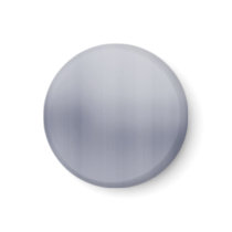 Shiny Brushed Aluminum Textured Fridge Magnets