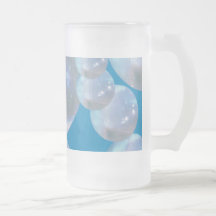 Shiny Bubbles in Frosty Beer Mug