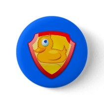 Shiny Defender Duck Pinback Buttons